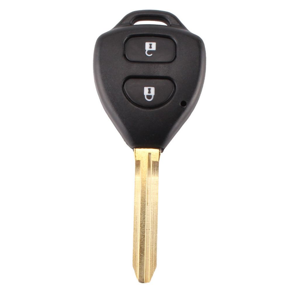Корпус ключа 13050 ТОЙОТА RAV4 2 кн. англ. TOY43 ТРЕУГОЛЬНАЯ Китай (3084)