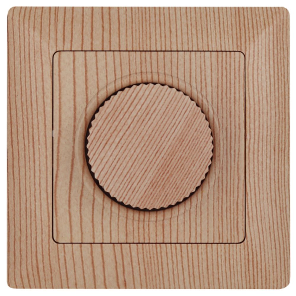 Светорегулятор Intro Solo 4-401-11 поворотный, 600Вт 230В, IP20, СУ, сосна