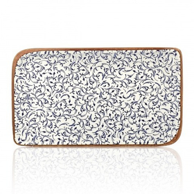 Блюдо прямоугольное 35*16 см, фарфор,серия "Tinta Edera" By Bone