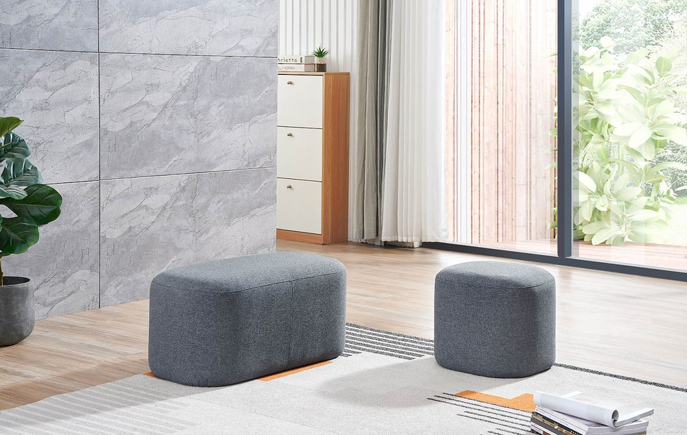 Пуф SOFA 03-4040S серый HE512-11