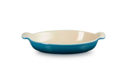 Le Creuset - Форма для выпечки 28см, овальная, темно-бирюзовая. / артикул   61105286420006  / GTIN 630870319683