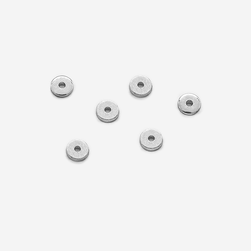 Спайсеры-разделители "Диски", 4*1мм, родирование