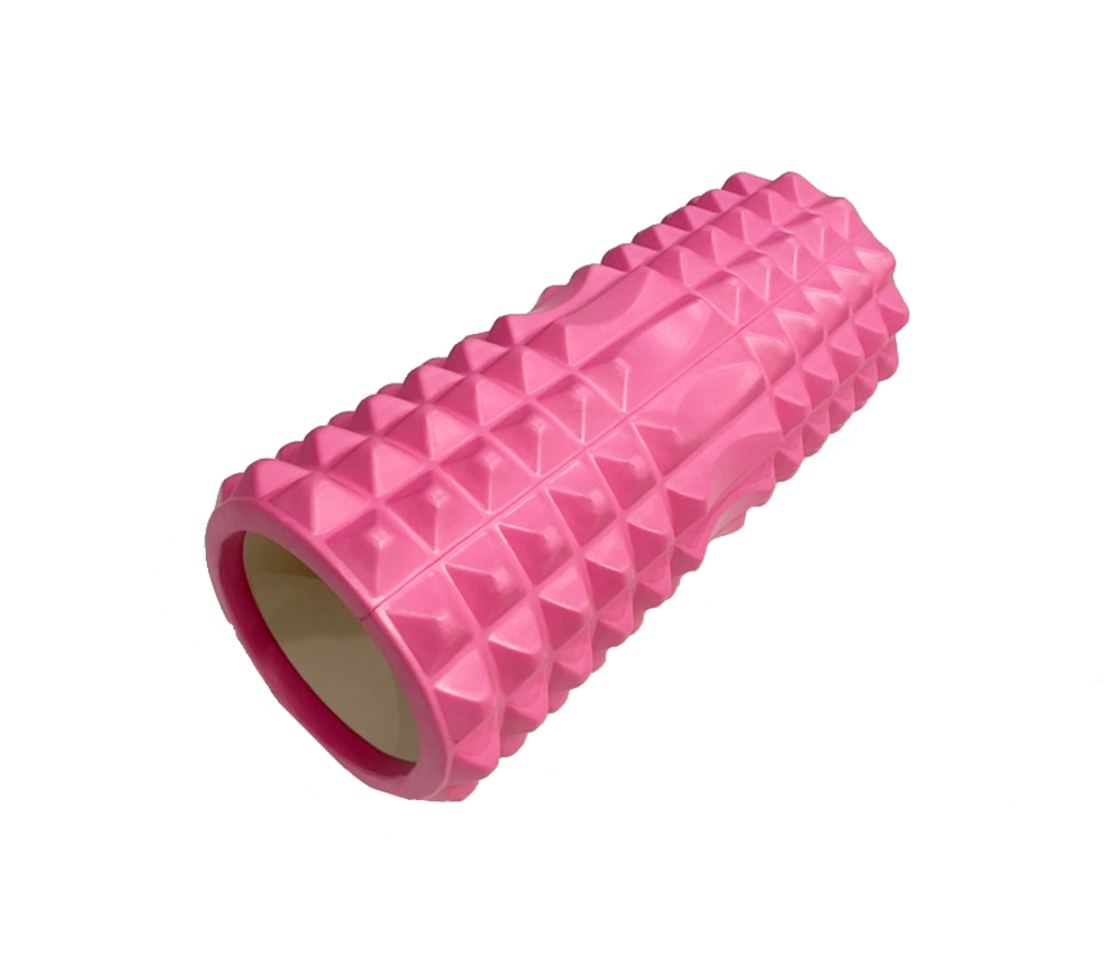 Ролик массажный для йоги Coneli Yoga Semicircle 33x14 см розовый