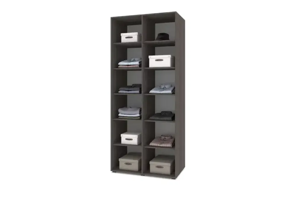 Шкаф двухстворчатый Стоун С23 (полки) ЛДСП, MODERN, г. Ижевск