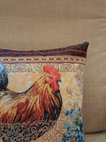 Декоративный гобеленовый чехол для интерьерной подушки Золотой гребешок 1 38*38