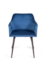 Стул MONE, бархат синий 29