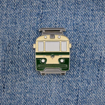 Значок трамвай ЛМ-57 (2 варианта)