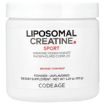 Codeage, Sport, липосомальный креатин в порошке, без добавок, 150 г (5,29 унции)