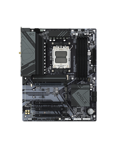 Материнская плата GIGABYTE B650 EAGLE AX, AM5, B650, 4*DDR5, 4*SATA, 3*M.2, 2*USB 3.2, 6*USB 2.0, Type-C, 4*PCIx16, DP+HDMI, ATX