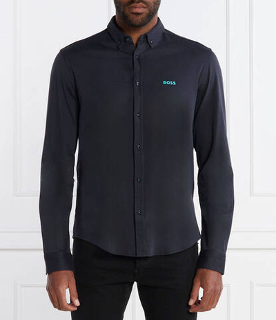 Рубашка B_Motion_L BOSS GREEN - темно-синий(50509742)