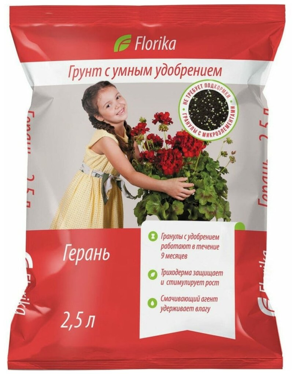 Грунт ФЛОРИКА Герань 2,5л