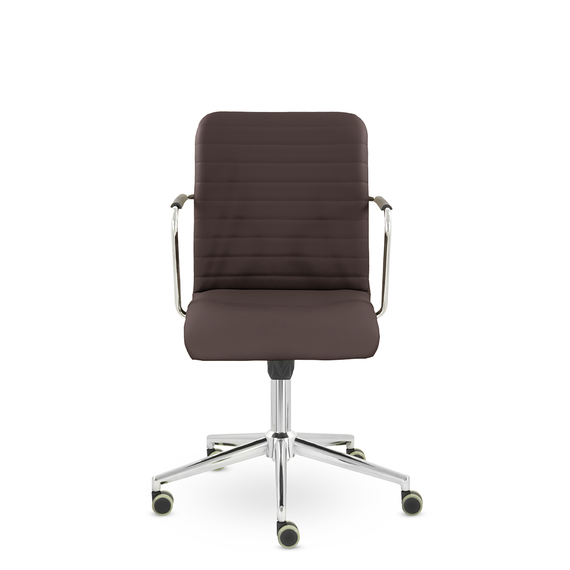 Кресло Честер GTР TG хром Ср S-0429 (шоколадный)