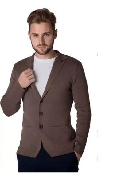 Пиджак вязаный