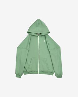 Худи Zip-Up Basil утепленный зеленый