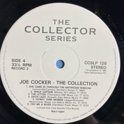 Винтажная виниловая пластинка LP Joe Cocker The Collection (UK 1985) Just Like A Woman