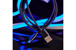 Кабель USB - micro USB REXANT черный металлическая оплетка 1 м 18-4241
