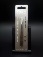 Yoko. Пинцет прямой, матовый 95 мм. Артикул Y SP 001