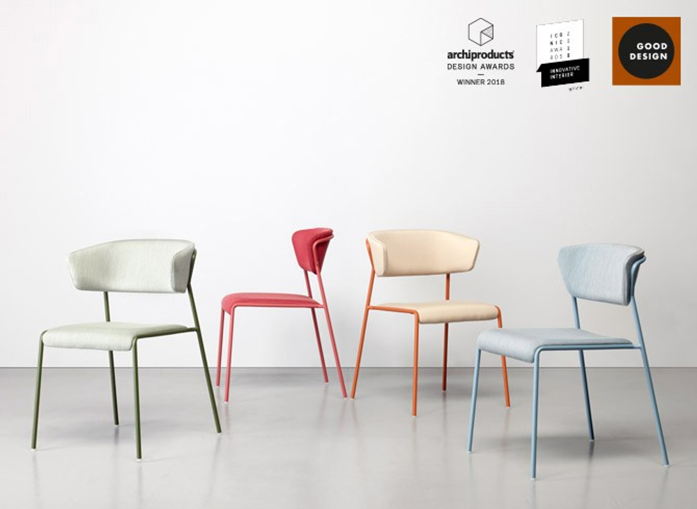 Кресло с обивкой Scab Design Lisa Waterproof, голубой