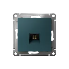 Розетка компьютерная AtlasDesign RJ45 кат.5E механизм изумруд SE ATN000883