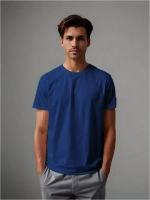 Футболка однотонная базовая хлопок унисекс Баракаттекс