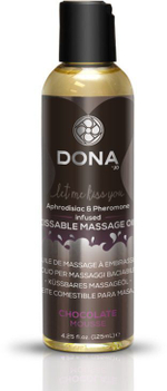 Массажное масло DONA Chocolate Mousse с ароматом шоколадного мусса - 125 мл.