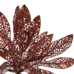 Ветка декоративная «Сказочный листопад» 25 см, Шоколад