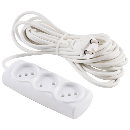 Удлинитель Engy "Премиум" 7м/3роз (ПВС 2х0.75)