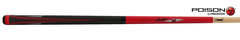 Кий Poison VX⁴ Jump Red and Black GTX™ Grip 2PC Пул 7,5oz