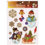 Набор наклеек «Весёлый Снеговичок» , лист 21,5х30,5 см,микс