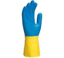 Перчатки латексные с хлопковым напылением VE330 Delta Plus VE330BJ08