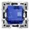 Выключатель встраиваемый VOLTUM S70 для жалюзи 10А, (графит) vls020707