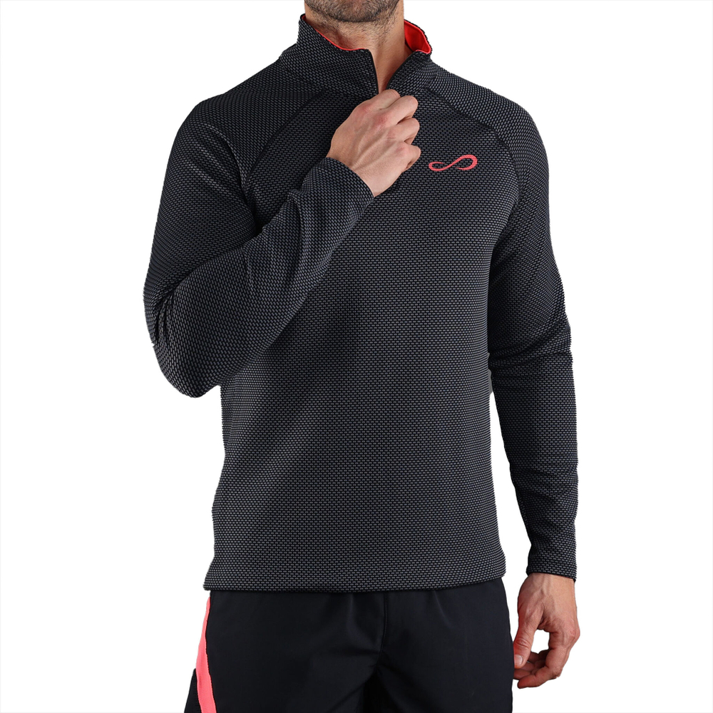 Мужское теннисное поло Endless Epic Long Sleeve Men - Grey