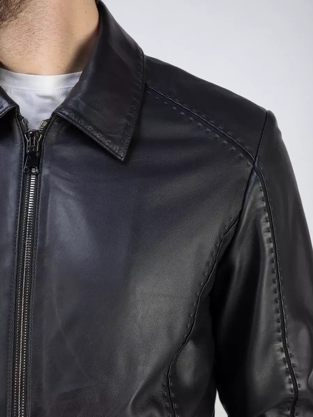 Кожаная куртка демисезонная Турция