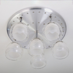 Citilux Самба CL158162 Люстра с поворотными плафонами Алюминий Хром