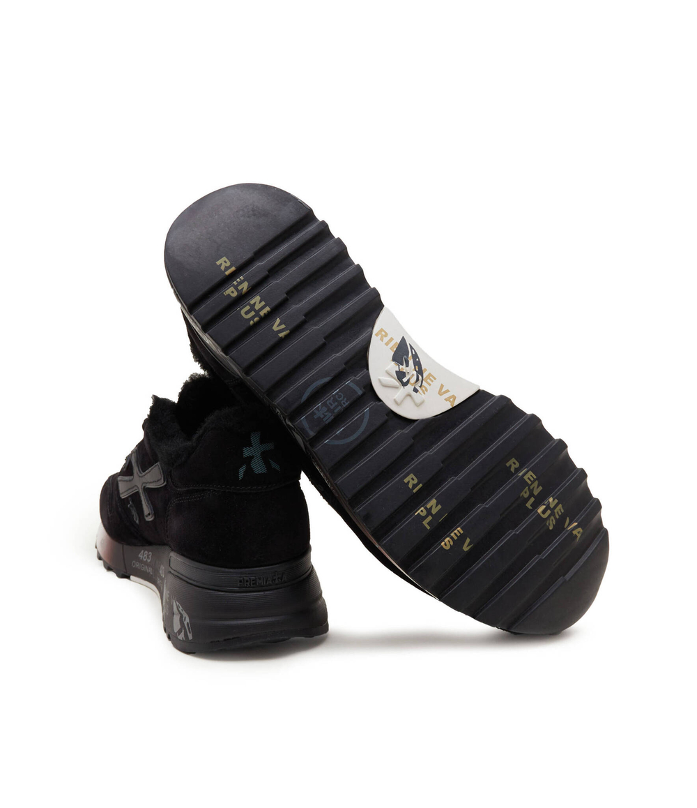 Кожаные кроссовки mick Premiata - черный(MICK)