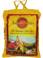 Рис RaajaKHaNN Basmati пропаренный длиннозерный 5 кг