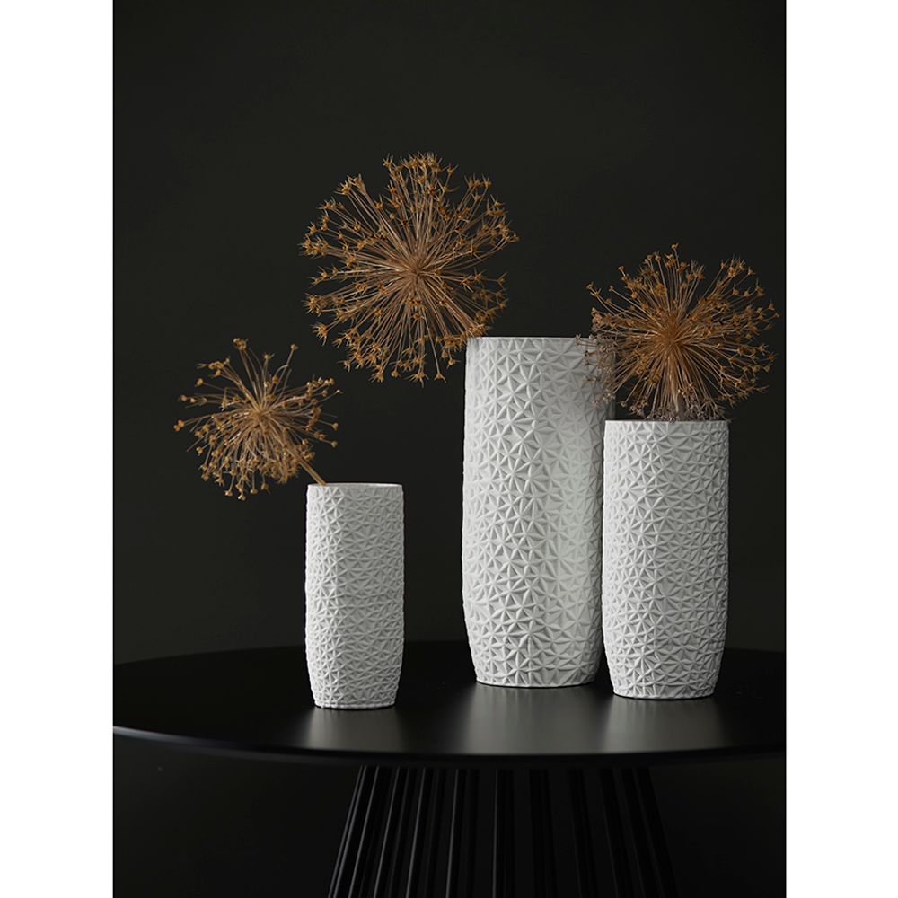 Ваза для сухоцветов Printed Art, Grid, 32 см