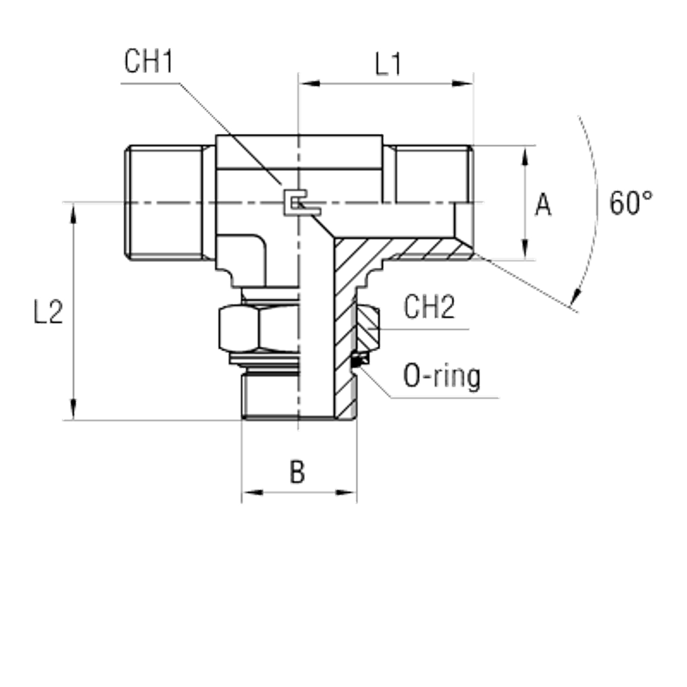 Штуцер FRGT BSP 1.1/4" BSP 1"