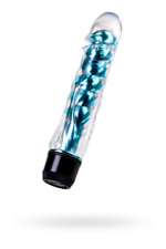 Вибратор Toyfa Trio Vibe голубой 18 см