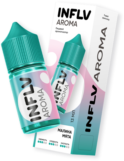 Ароматизатор INFLV (14 мл / 30 мл) Малина Мята