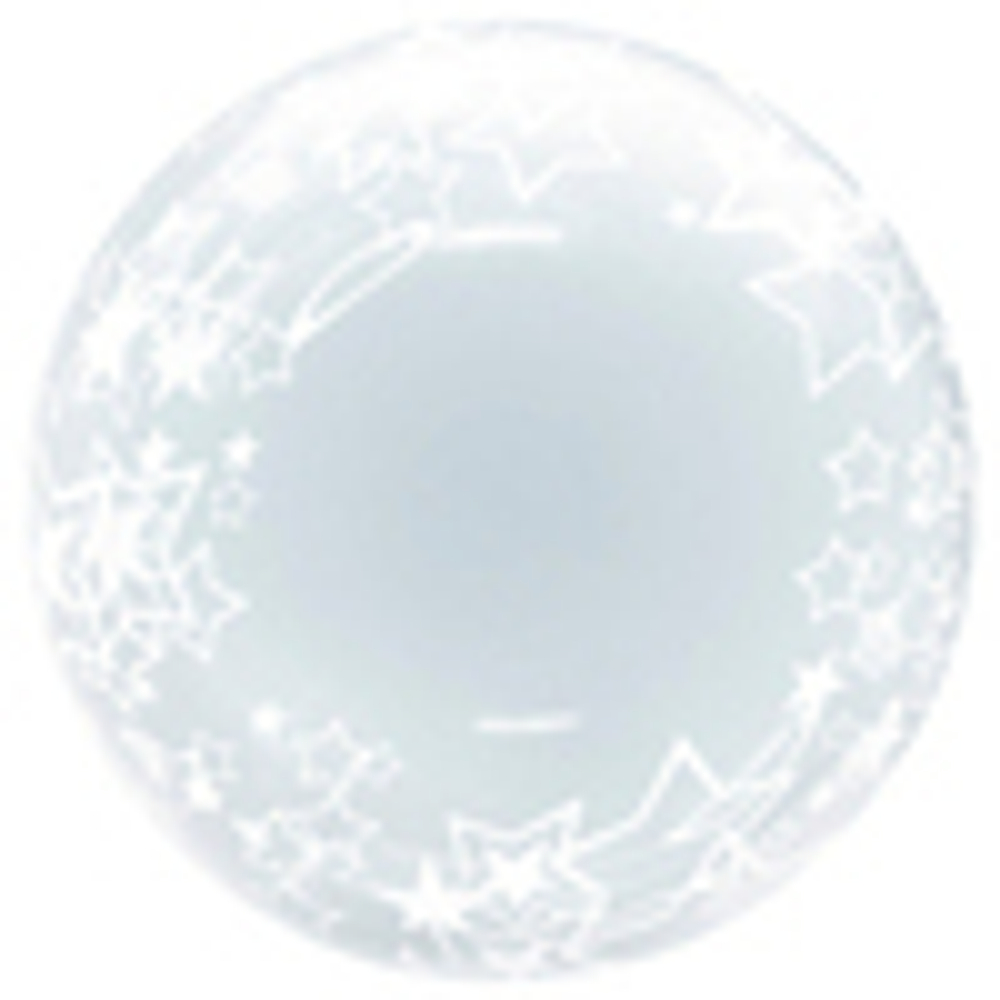 Шар-сфера (46см) с принтом Звезды, цвета в ассортименте