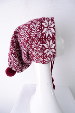 Шапка-колпак с узором
