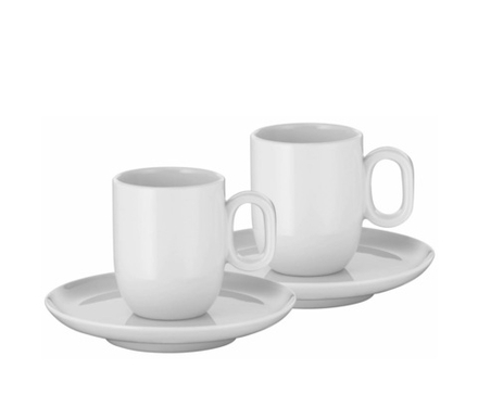 WMF Набор из 2 чашек для эспрессо Barista 60 мл с блюдцем