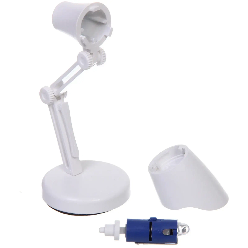 Настольная лампа «Sunshine» 4*4*11 см LED, батарейки AG3, 0.2W, Белый