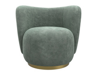 Кресло Лига-072, велюр BRUT 08 зеленый, Велюр, 131005