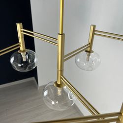 Люстра на штанге TEMPER L7 Gold