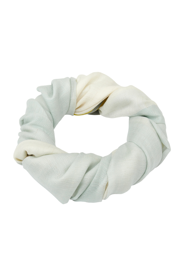 Палантин из кашемира мятного цвета