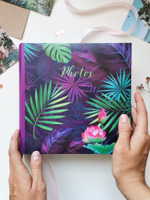 Фотоальбом на 200 фото 10х15 см, бум. листы , книж. переплет belle fleur Джунгли