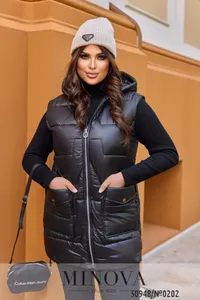 Жилет 0202-черный Minova