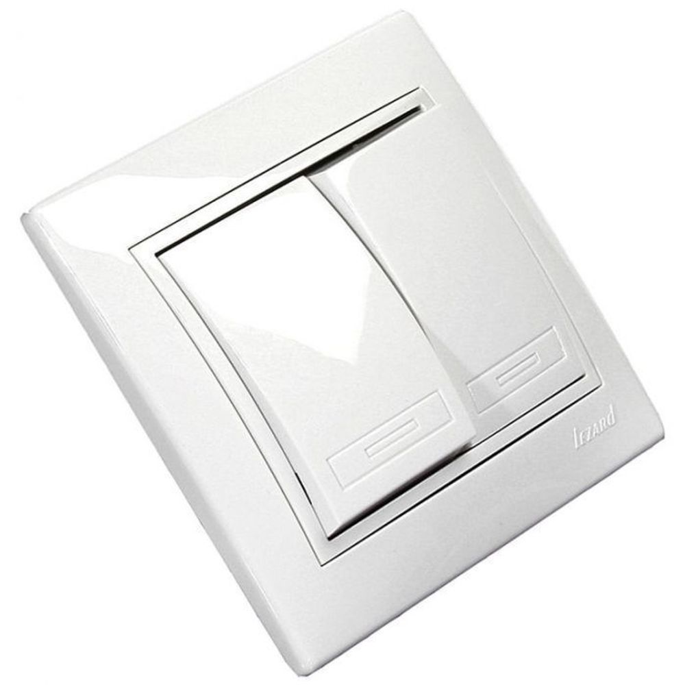 Выключатель LEZARD MIRA 2-кл.с/п белый